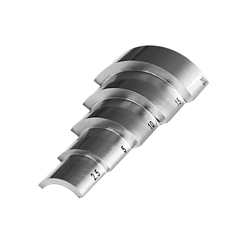 パイプ形状 2.5～20mm 5段