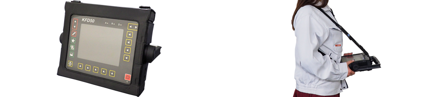 携帯性に優れたわずか2kgの軽量設計 ＆ 外部からの衝撃にも安心なソフトケース付き