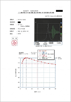 成績書サンプル