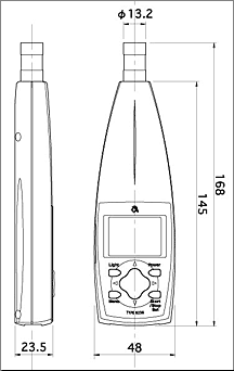 騒音計の寸法